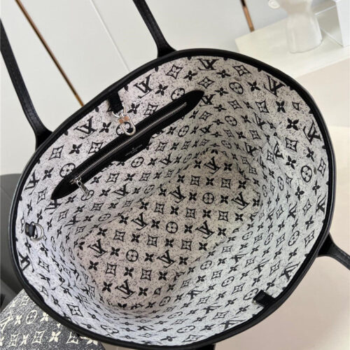 High Quality Luxury Louis Vuitton Neverfull PM Denim Shopping Bag product detail