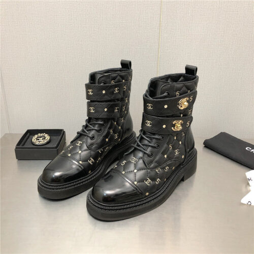 High Quality Luxury Chanel Classic Ankle Boots