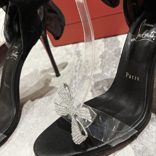 High Quality Luxury Christian Louboutin Butterfly Diamond Buckle Sandals product detail