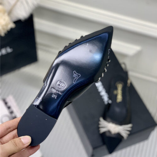 High Quality Luxury Chanel Counter Latest Pearl Shoes – Style 39590 product detail