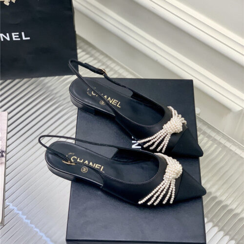 High Quality Luxury Chanel Counter Latest Pearl Shoes – Style 39590