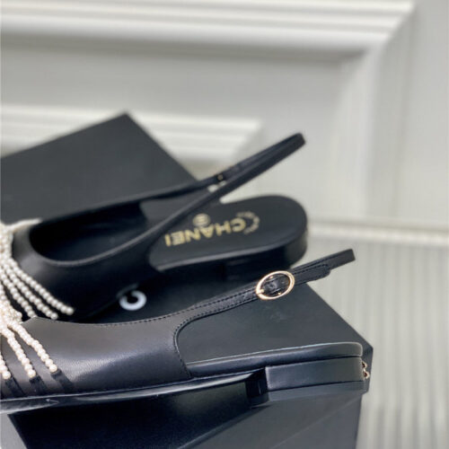 High Quality Luxury Chanel Counter Latest Pearl Shoes – Style 39590 product detail