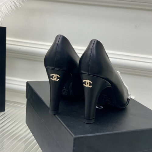 High Quality Luxury Chanel Counter Latest Pearl Shoes – Style 41286 product detail