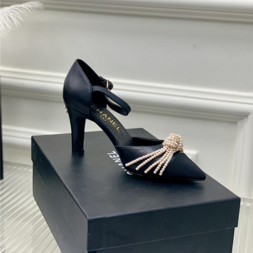 High Quality Luxury Chanel Counter Latest Pearl Shoes product detail