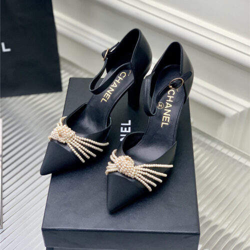 High Quality Luxury Chanel Counter Latest Pearl Shoes product detail