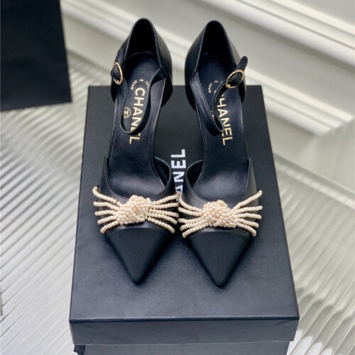 High Quality Luxury Chanel Counter Latest Pearl Shoes product detail