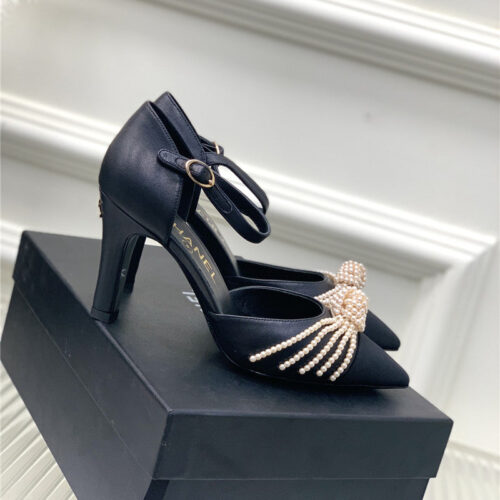 High Quality Luxury Chanel Counter Latest Pearl Shoes product detail