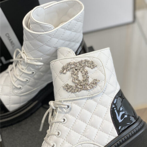 High Quality Luxury Chanel New Velcro Ankle Boots alternate view