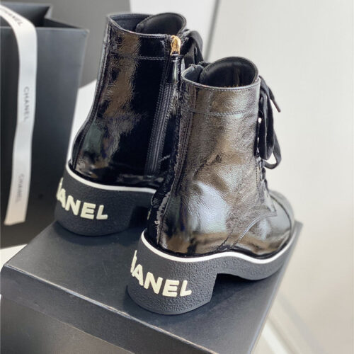 High Quality Luxury Chanel Classic Cowhide Ankle Boots alternate view