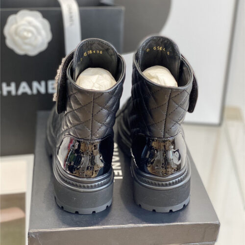 High Quality Luxury Chanel New Velcro Ankle Boots – Style 26694 product detail