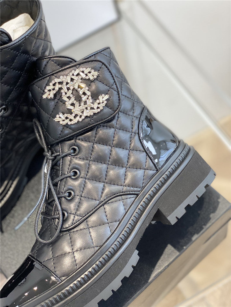 High Quality Luxury Chanel New Velcro Ankle Boots – Style 26694 product detail