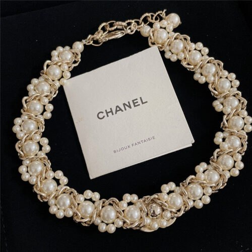 High Quality Luxury Chanel Pearl Necklace