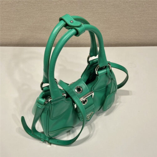 High Quality Luxury Prada Moon Re-Nylon And Leather Bag – Style 26923 product detail
