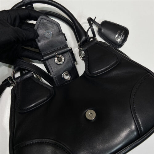 High Quality Luxury Prada Moon Re-Nylon And Leather Bag – Style 26924 product detail