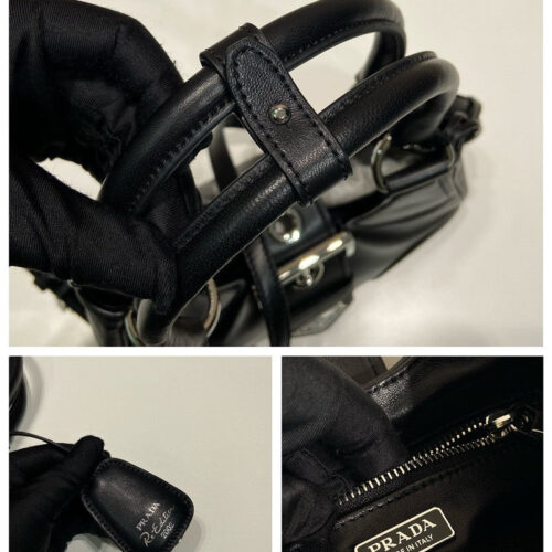 High Quality Luxury Prada Moon Re-Nylon And Leather Bag – Style 26924 product detail