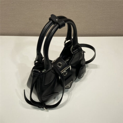 High Quality Luxury Prada Moon Re-Nylon And Leather Bag – Style 26924 product detail