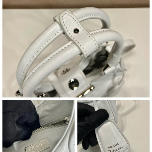 High Quality Luxury Prada Moon Re-Nylon And Leather Bag – Style 26925 product detail