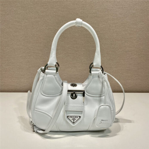 High Quality Luxury Prada Moon Re-Nylon And Leather Bag – Style 26925