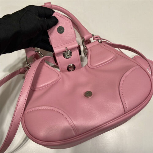 High Quality Luxury Prada Moon Re-Nylon And Leather Bag product detail