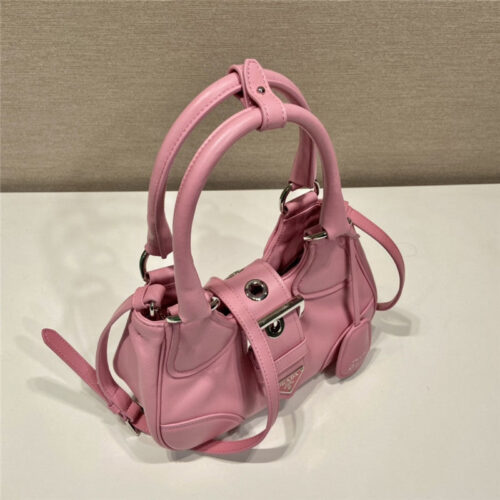 High Quality Luxury Prada Moon Re-Nylon And Leather Bag product detail