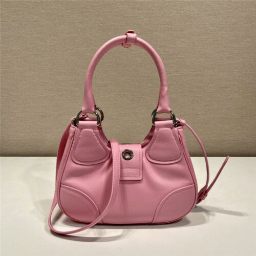 High Quality Luxury Prada Moon Re-Nylon And Leather Bag alternate view