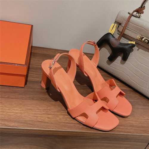 High Quality Luxury Hermes Early Spring Counter New High-Heeled Sandals – Style 49603