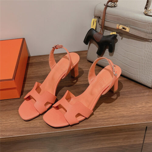 High Quality Luxury Hermes Early Spring Counter New High-Heeled Sandals – Style 49603 alternate view