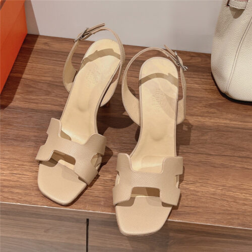 High Quality Luxury Hermes Early Spring Counter New High-Heeled Sandals – Style 47907 alternate view