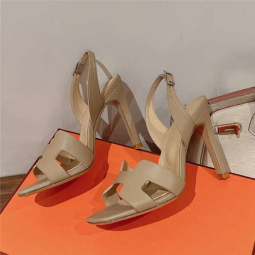 High Quality Luxury Hermes Early Spring Counter New High-Heeled Sandals – Style 47907 product detail