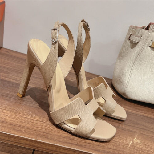 High Quality Luxury Hermes Early Spring Counter New High-Heeled Sandals – Style 47907