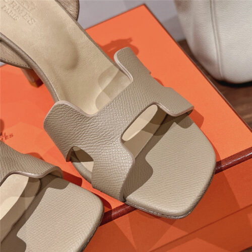 High Quality Luxury Hermes Early Spring Counter New High-Heeled Sandals – Style 47907 product detail