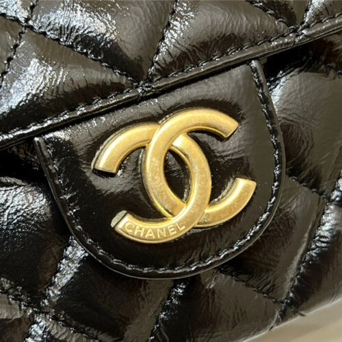 High Quality Luxury Chanel Number 5 Gold Coin Tag Hobo Bag Small product detail