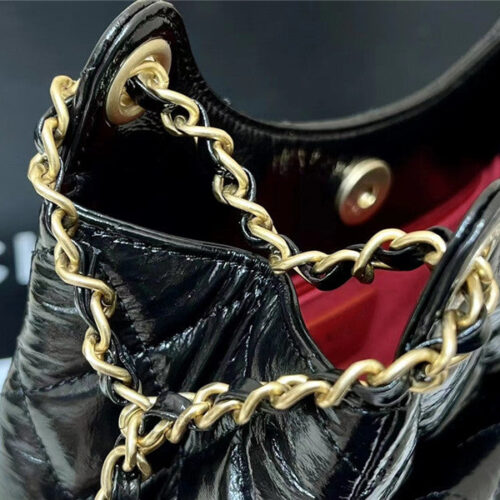 High Quality Luxury Chanel Number 5 Gold Coin Tag Hobo Bag product detail