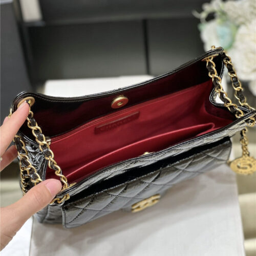 High Quality Luxury Chanel Number 5 Gold Coin Tag Hobo Bag product detail