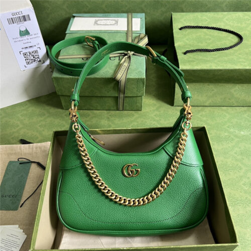 High Quality Luxury Gucci Small Crescent Shoulder Bag