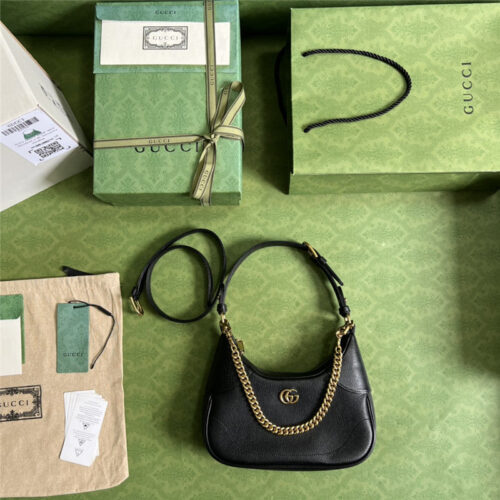 High Quality Luxury Gucci Small Crescent Shoulder Bag – Style 03475 product detail
