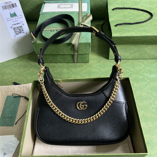 High Quality Luxury Gucci Small Crescent Shoulder Bag – Style 03475