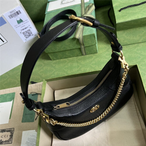 High Quality Luxury Gucci Small Crescent Shoulder Bag – Style 03475 product detail