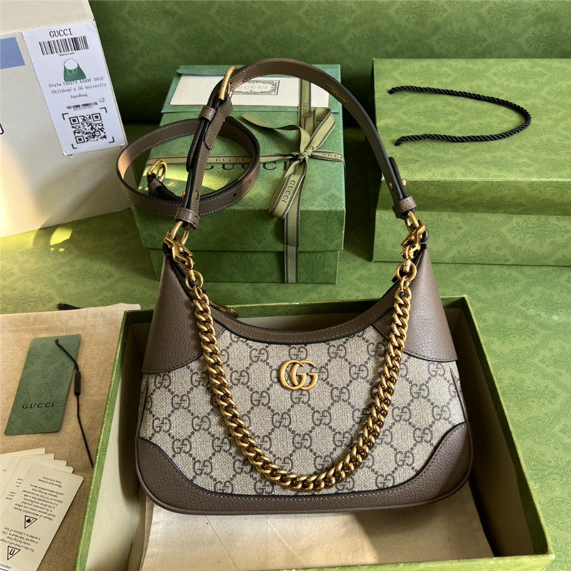 High Quality Luxury Gucci Small Crescent Shoulder Bag – Style 03473