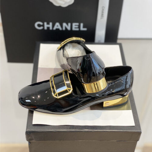 High Quality Luxury Chanel Jewel Buckle Loafers alternate view