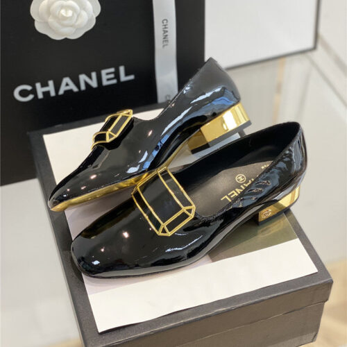 High Quality Luxury Chanel Jewel Buckle Loafers