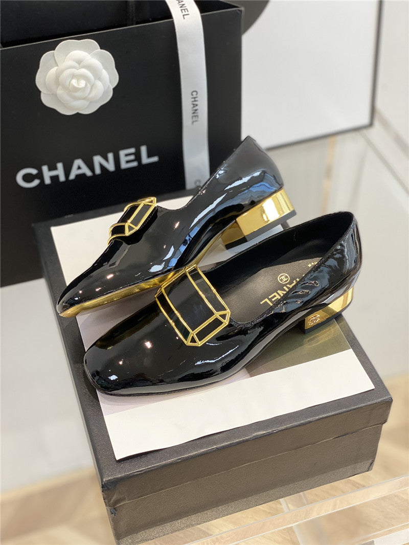 High Quality Luxury Chanel Jewel Buckle Loafers