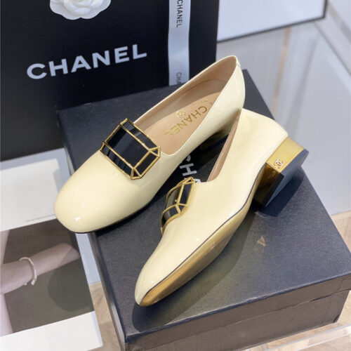 High Quality Luxury Chanel Jewel Buckle Loafers – Style 43910 product detail