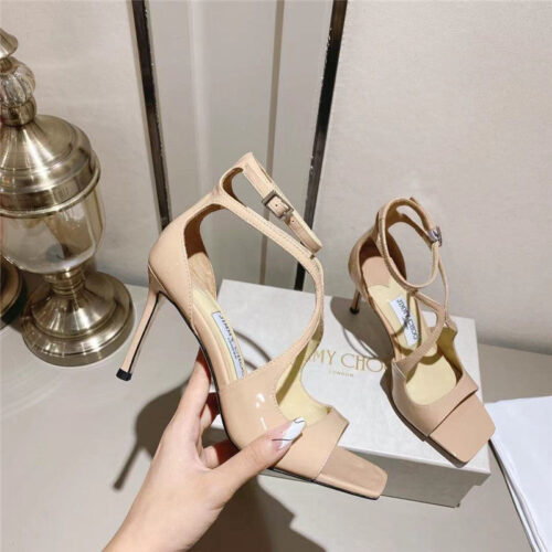 High Quality Luxury Jimmy Choo Paris Window Custom High Heels – Style 87095