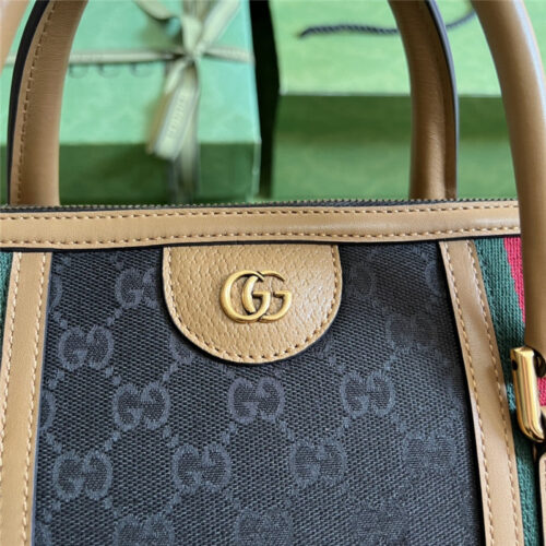 High Quality Luxury Gucci Striped Web Tote product detail