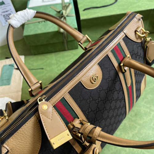 High Quality Luxury Gucci Striped Web Tote product detail