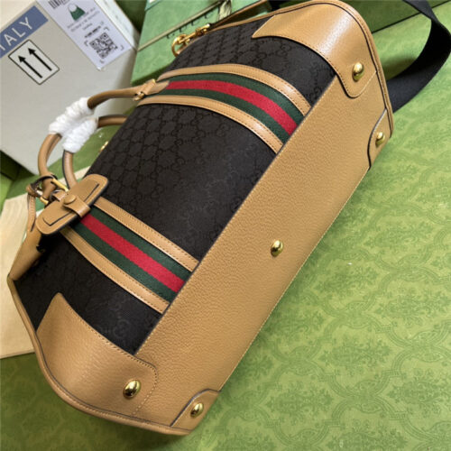 High Quality Luxury Gucci Striped Web Tote product detail