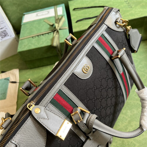 High Quality Luxury Gucci Striped Web Tote – Style 03484 product detail