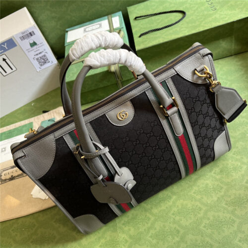 High Quality Luxury Gucci Striped Web Tote – Style 03484 product detail