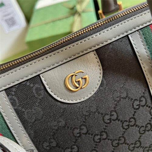 High Quality Luxury Gucci Striped Web Tote – Style 03484 product detail